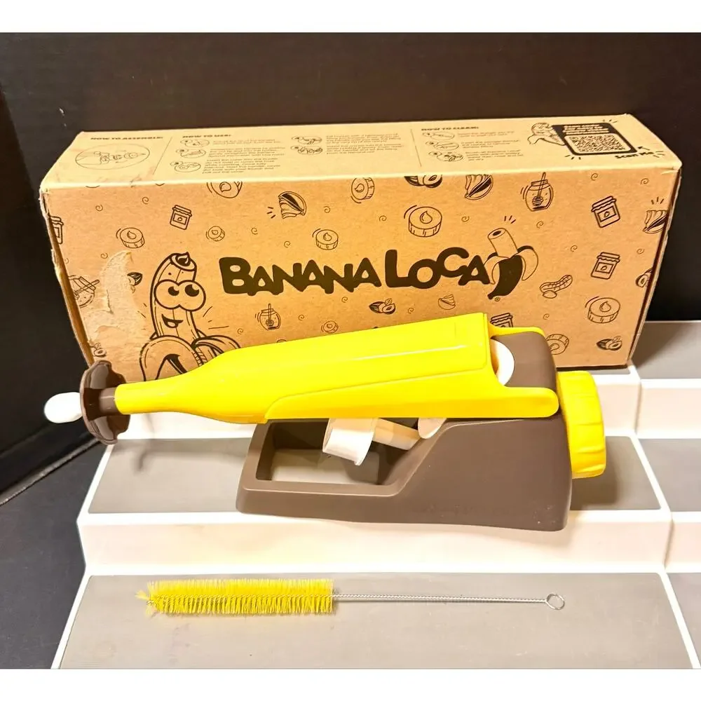 Banana Loca® Kitchen Gadget - Core & Fill A Banana While Still In Its Peel new